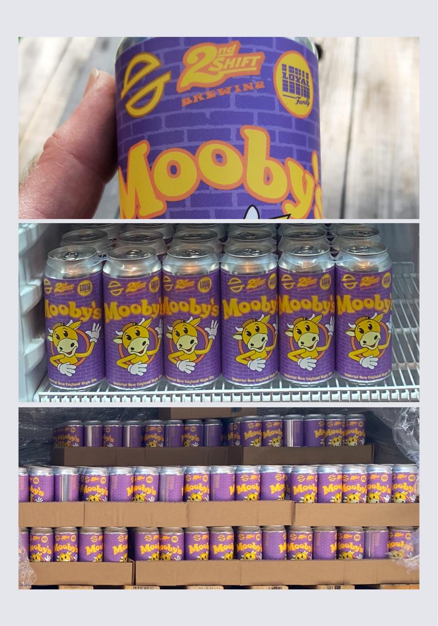 2021 - Mooby's Pop Up x 2nd Shift Brewing x The Modern Brewery = limited edition IPA!