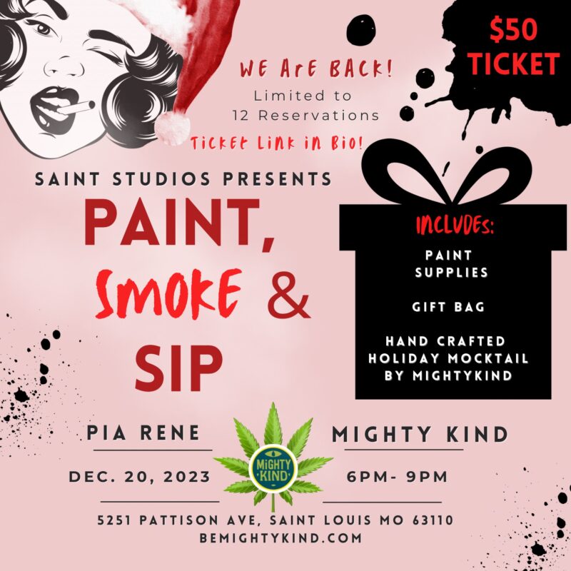 Event image for Paint, Smoke & Sip with Pia